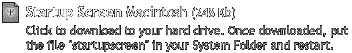Download Startup Screen for Macintosh